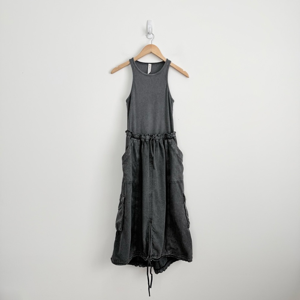 Anthropologie Daily Practice Be Bold Racerback Twofer Dress - Picture 5 of 11